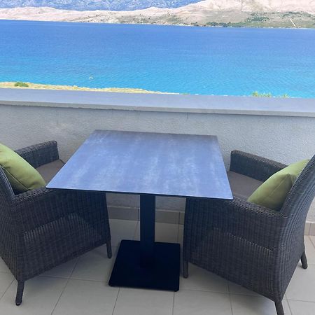 Studio Apartma Pag Blue Ocean 1 With Sea View Pag Town Exterior photo