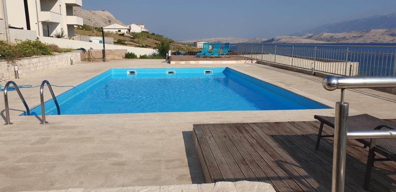 Studio Apartma Pag Blue Ocean 1 With Sea View Pag Town Exterior photo
